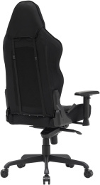 Кресло Cactus CS-CHR-MC04-BBK, ткань, до 150кг, регулируемые 2D подлокотники,  черный