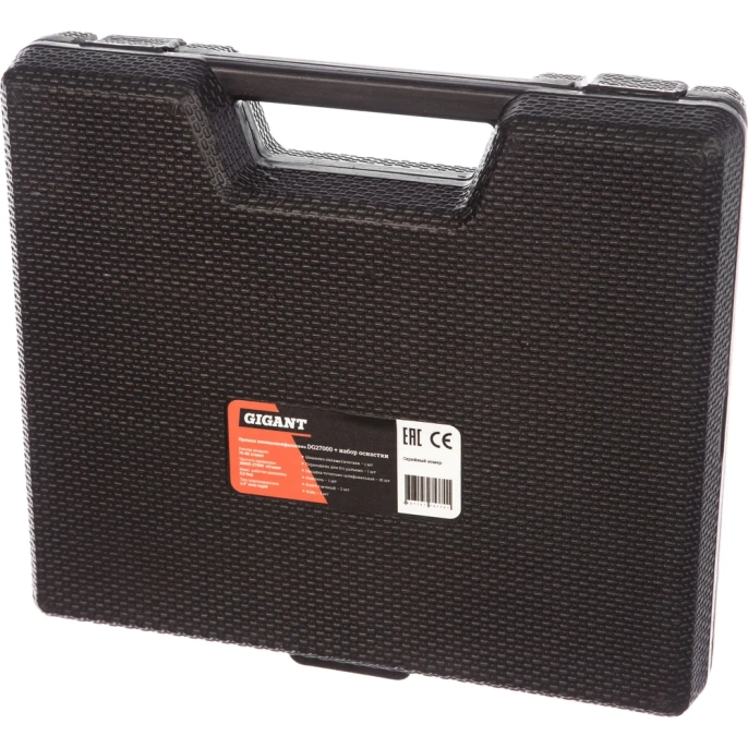 Прямая пневмошлифмашина с набором оснастки (цанга; 27000 об/мин; кейс) Gigant DG27000