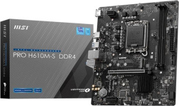 Материнская плата MSI PRO H610M-S DDR4 Soc-1700 Intel H610 2xDDR4 mATX AC`97 8ch 7.1 GbLAN+HDMI