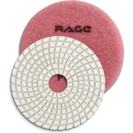 Алмазный гибкий шлифовальный круг RAGE By VIRA 100 мм P3000 черепашка для керамогранита АГШК мокрое шлифование 558034
