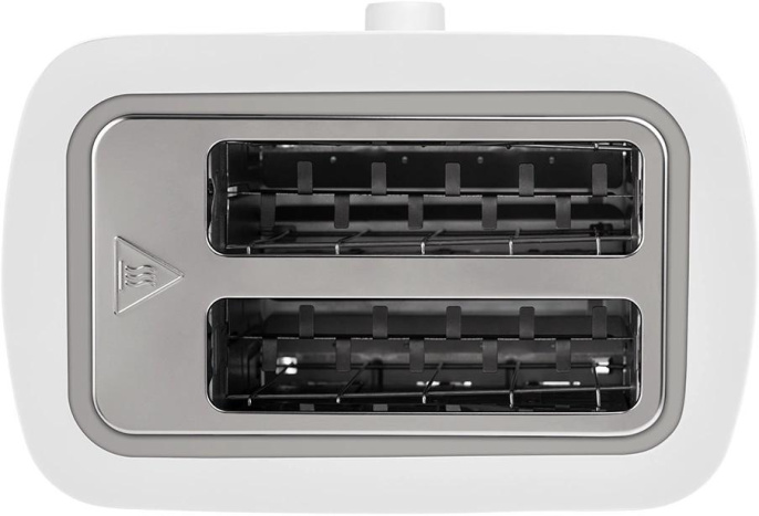 Тостер KitFort КТ-4025, белый/стальной