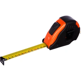 Обрезиненная рулетка с автостопом, 7.5x25мм Gigant GW7525