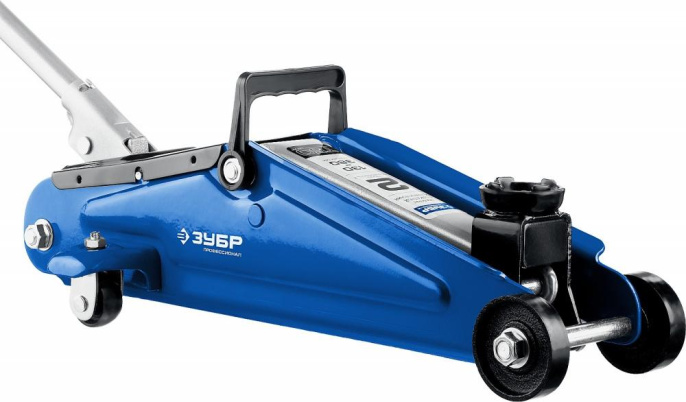 Домкрат гидравлический ЗУБР T50 подкатной,  2т [43052-2-k]