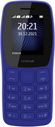 Сотовый телефон Nokia 105 DS TA-1416,  синий