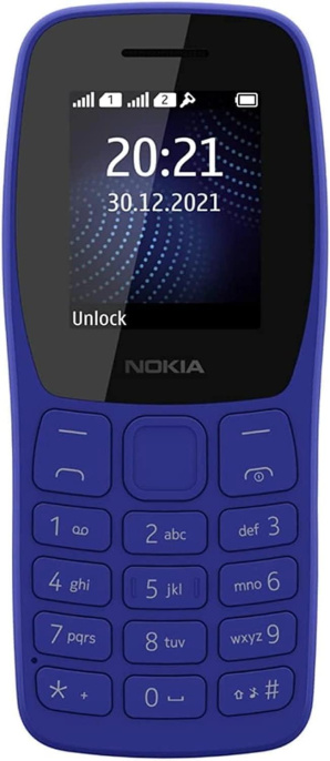 Сотовый телефон Nokia 105 DS TA-1416,  синий