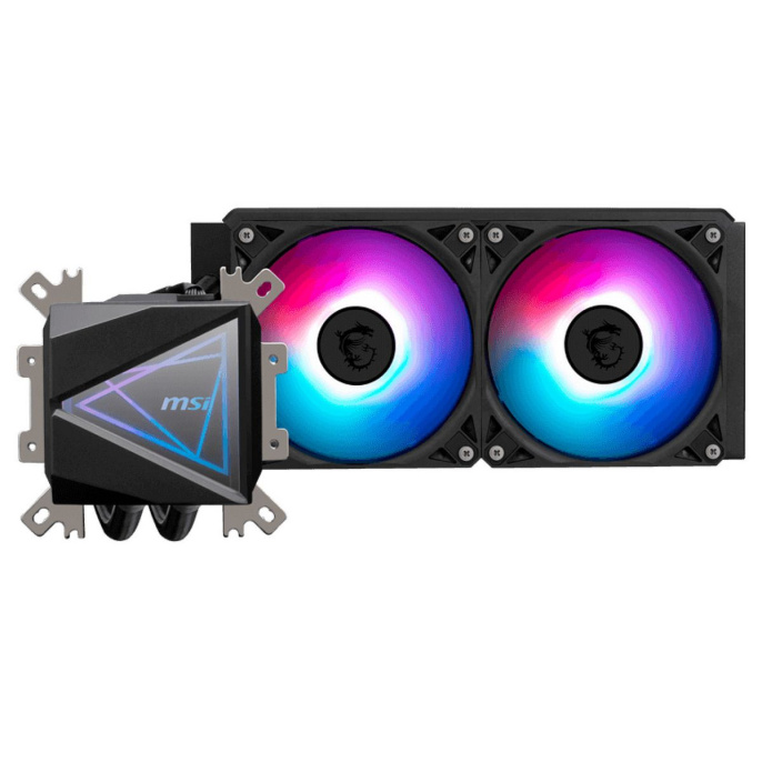 Жидкостная система охлаждения MSI MAG CORELIQUID I240 2x ARGB Gen2 Fan, ARGB Gen2 Block, Color Box 306-7ZW7A11-C24 / 306-7ZW7E11-C24