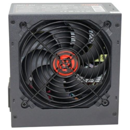 Блок питания Ginzzu CB700 12CM black,24+4p,2 PCI-E 6+2 , 6*SATA, 3*IDE,оплетка MB, кабель питания