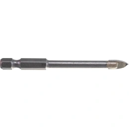 Сверло по стеклу керамике 6х75 мм; 1/4HEX Heller 50094