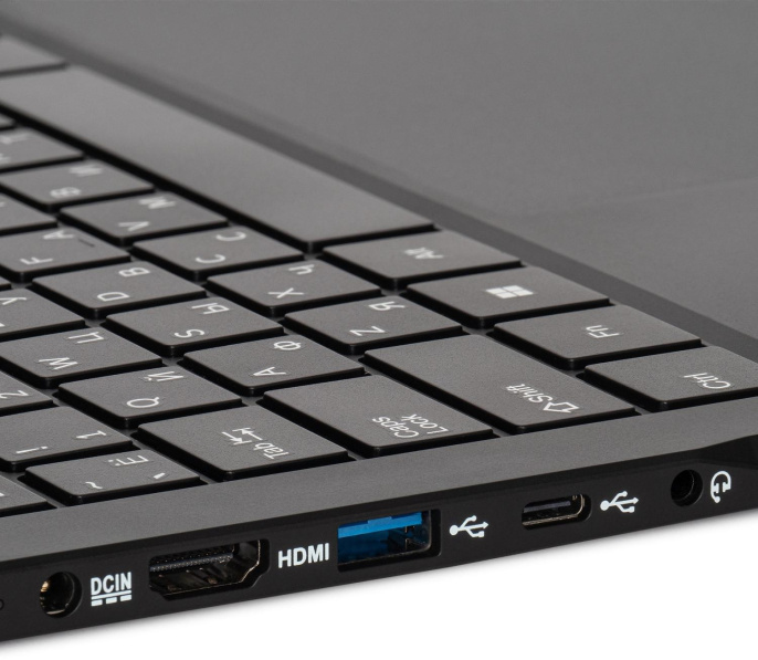 Ноутбук IRU Planio 15ING Celeron N4500 8Gb SSD512Gb Intel UHD Graphics 15.6" IPS FHD (1920x1080) Windows 11 Pro 64 black WiFi BT Cam 6000mAh (2140838)