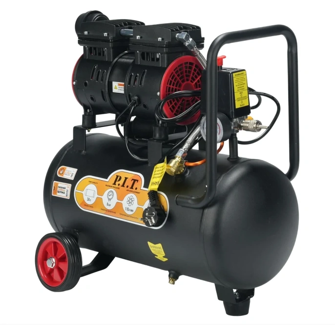 Компрессор поршневой P.I.T. PAC24-C1 безмасляный