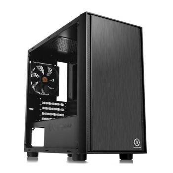Корпус mATX Thermaltake Versa H17, Micro-Tower, без БП, черный [ca-1j1-00s1nn-00]