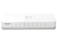 Коммутатор D-Link Неуправляемый коммутатор, 8x100Base-TX, корпус пластик DES-1008C/B1A