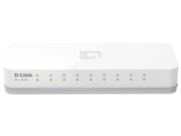 Коммутатор D-Link Неуправляемый коммутатор, 8x100Base-TX, корпус пластик DES-1008C/B1A