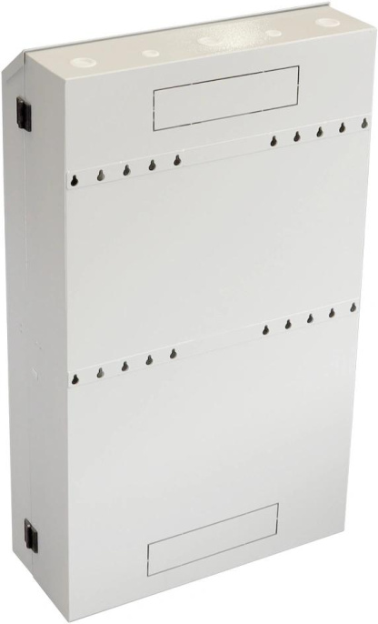 Шкаф коммутационный Lanmaster TWT-CBVRT-5U-6X7-GY настенный 5U 650x250мм пер.дв.металл направл.под винты 68кг серый 505мм 741мм IP20 сталь