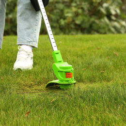 Триммер электрический DEKO DKTR12,  аккумуляторный,  12В,  2Ач,  с ЗУ [063-4238]