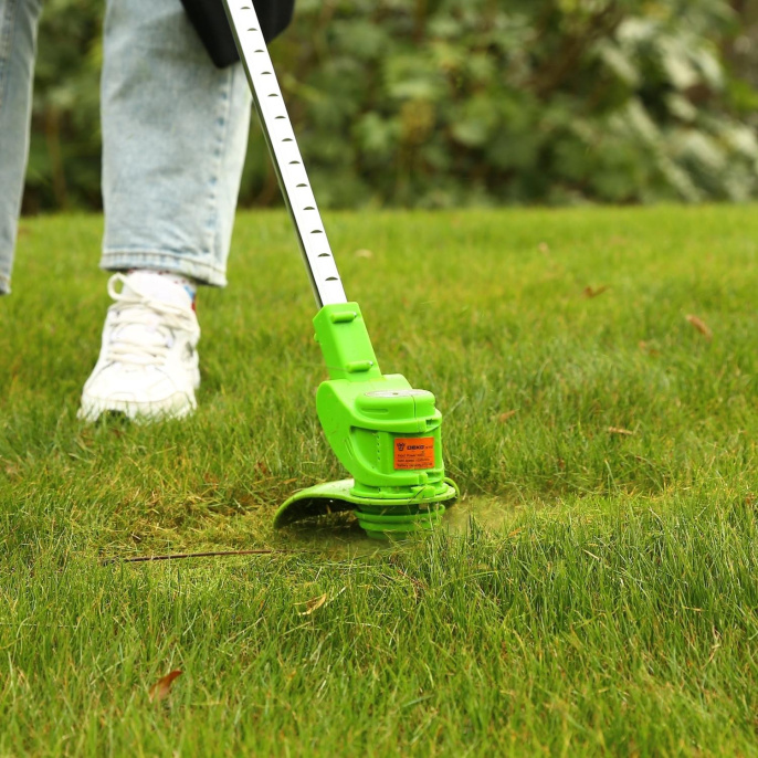 Триммер электрический DEKO DKTR12,  аккумуляторный,  12В,  2Ач,  с ЗУ [063-4238]