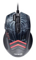 Мышь проводная GMNG XM007, игровая, оптическая, USB, 10000dpi, черный и серый
