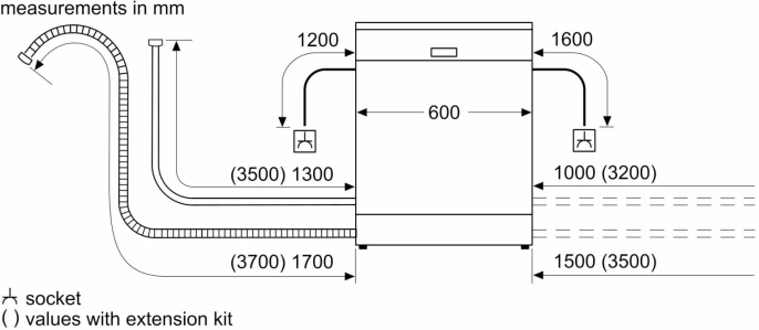 Посудомоечная машина Bosch Serie 2 SMS26AI00Q нержавеющая сталь полноразмерная
