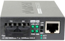 FT-802 медиа конвертер/ 10/100Base-TX to 100Base-FX SC Bridge Media Converter, LFPT Supported