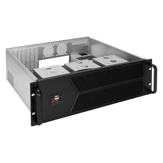 Серверный корпус ExeGate Pro 3U450-12 <RM 19", высота 3U, глубина 450, БП 1U-900ADS, 2*USB> EX298403RUS