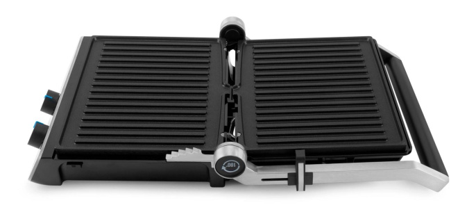 Электрогриль DOMFY Metal DSM-EG502, черный и серебристый