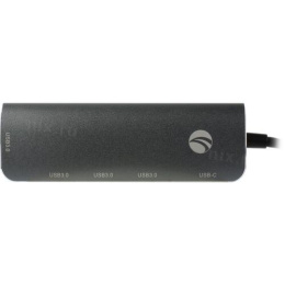 VCOM Адаптер USB-A male - 4 port USB3.0 HUB+PD VCOM CU4383A