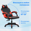 Кресло игровое Oklick Spirit, на колесиках, искусственная кожа, черный [2006691]