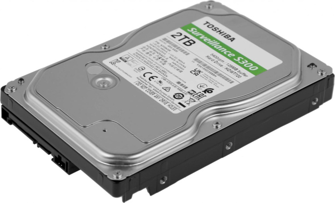 Жесткий диск Toshiba S300 HDWT720UZSVA,  2ТБ,  HDD,  SATA III,  3.5"