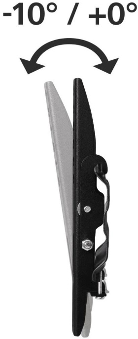 Кронштейн для телевизора HAMA 00220806, 19-48", настенный, наклон,  черный