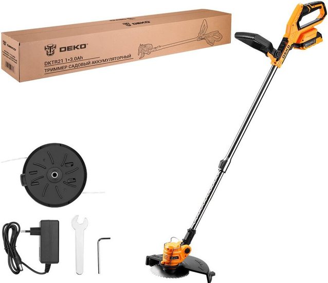 Триммер садовый аккумуляторный DEKO DKTR21 Max 1x3.0 Ач 063-4231-1