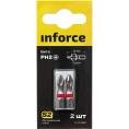 Бита (2 шт; PH2; 25 мм) Inforce 11-01-289