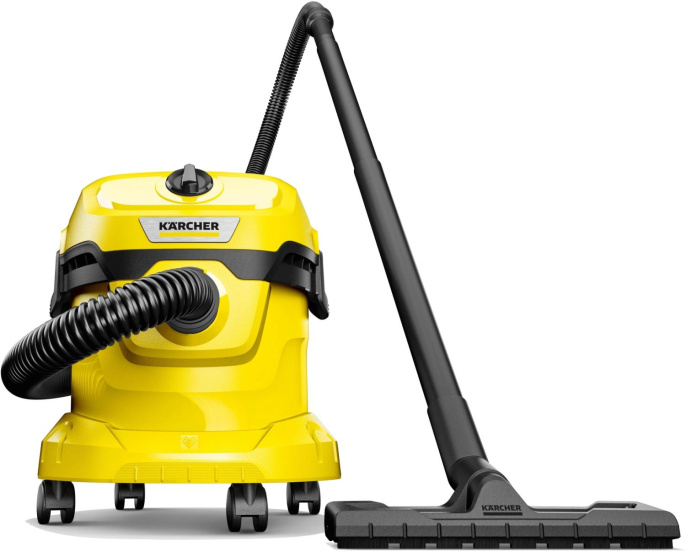 Строительный пылесос Karcher WD 2 Plus V-12/4/18, желтый [1.628-000.0]