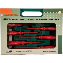 Набор диэлектрических отверток SL 0,4х2,5х85-1,2х6,5х150 и PH Jonnesway D02AP08S