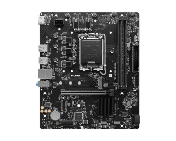 Материнская плата MSI PRO H610M-S DDR4, Socket LGA 1700, Intel H610, mATX, Ret