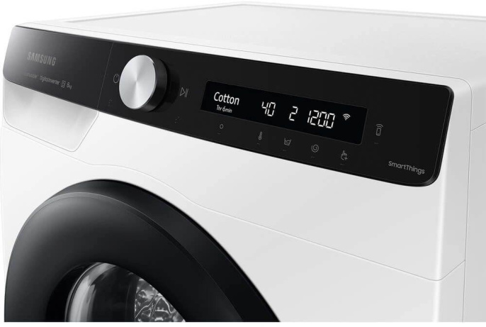 Стиральная машина Samsung WW80AG6S28AELP, с фронтальной загрузкой, 8кг, 1200об/мин, с паром, инверторная