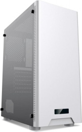 Корпус ATX Formula CL-3301W TG, Midi-Tower, без БП, белый