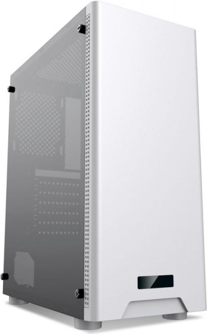 Корпус ATX Formula CL-3301W TG, Midi-Tower, без БП, белый