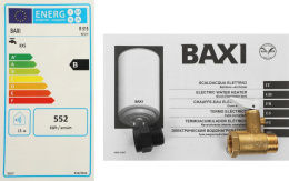 Водонагреватель Baxi R 515 1.2кВт 15л электрический настенный/белый (A7110905)