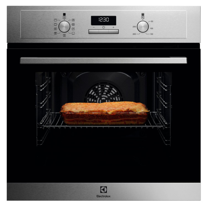 Духовой шкаф электрический Electrolux EOF3H40BX, 65л, дверца с 2 стеклами, нержавеющая сталь