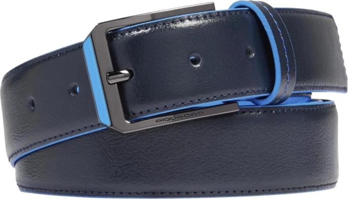 Ремень мужской Piquadro Blue Square, кожа натуральная, синий [cu6743b2/blu2]