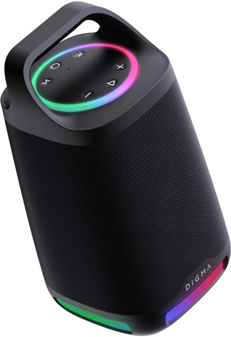 Минисистема Digma D-MC1702 черный 80Вт USB BT
