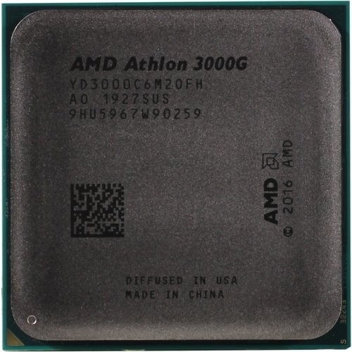Процессор AMD Athlon 3000G, AM4, OEM [yd3000c6m2ofh]