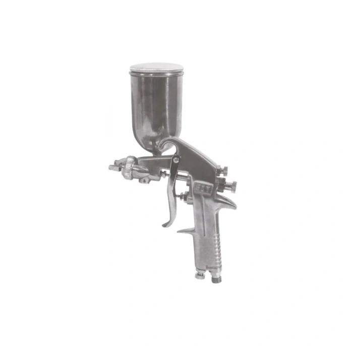 Пневматический краскопульт FIT верхний металлический бачок, 300мл 81016