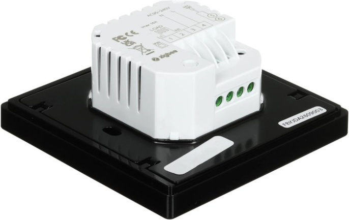 Умный терморегулятор для теплого пола MOES Zigbee Electric Heating Thermostat Black черный (ZHT-006-GB-BK)