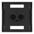 Шкаф телекоммуникационный 19" напольный 18U ExeGate EC-FS-18U.600.600.G.BLACK 19”, 18U, 600x600x987mm ШхГхВ , передняя дверь закаленное стекло, задняя перфорированная дверь, EX301398RUS