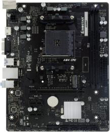 Материнская плата Biostar A520MHP (mATX, 19.4x23.5 см, AMD A520, 2xDDR4 DIMM, 4266МГц, до 64GB, звук 7.1, 4xSATA3.0 (6Gb/s), 1xM.2, 1xPCIe3.0x16, 2xPCIe3.0x1, 1хHDMI, 1xVGA)