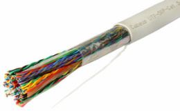 Cabeus UTP-50P-Cat.5-IN-LSZH Многопарный кабель UTP (U/UTP), категория 5, 50 пар (24 AWG), одножильный (solid), LSZH, нг(А)-HF