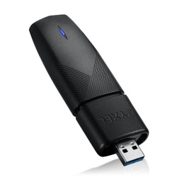 Адаптер Двухдиапазонный Wi-Fi USB-адаптер Zyxel NWD7605, AX1800, 802.11a/b/g/n/ac/ax 600+1200 Мбит/с , USB3.0 NWD7605-EU0101F