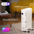 Масляный радиатор Timberk Home Intellect T-OR1507-F10E-WF, 1500Вт, 7 секций, 3 режима, белый
