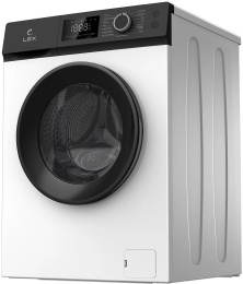 Стиральная машина LEX LWM08012WBLID, с фронтальной загрузкой, 8кг, 1200об/мин, с паром, инверторная